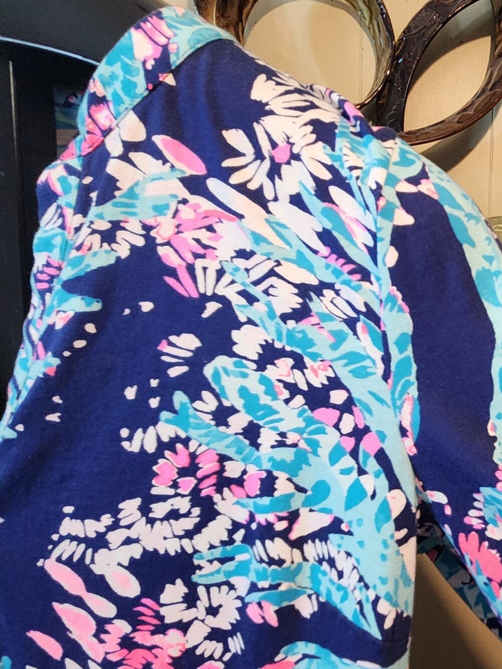 Lily Pulitzer Long Sleeve Cotton Dres - Picture 4 of 9